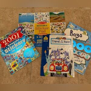 Melissa & Doug sticker pad 2001 stickers travel the great states book